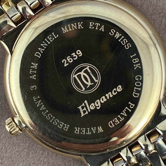 Vintage Daniel Mink Elegance Swiss Designer Luxury Watch - Picture 5 of 8